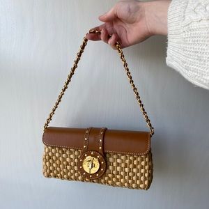 Michael Kors woven shoulder bag